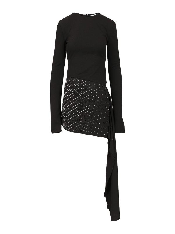 The Attico Robe Courte - Noir