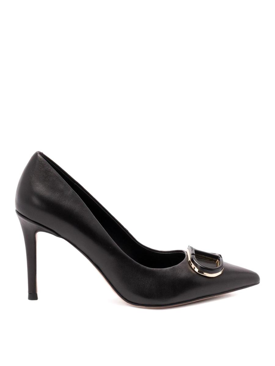 Twinset 90Mm Leather Pointed-Toe Pumps