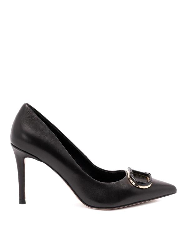 Twinset 90Mm Leather Pointed-Toe Pumps