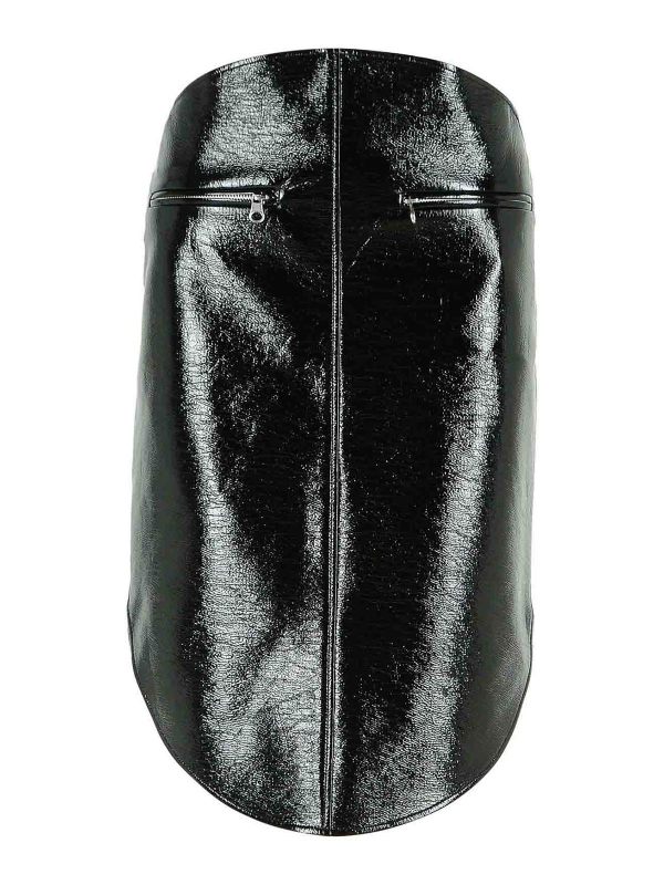Courreges Jupe Midi - Noir
