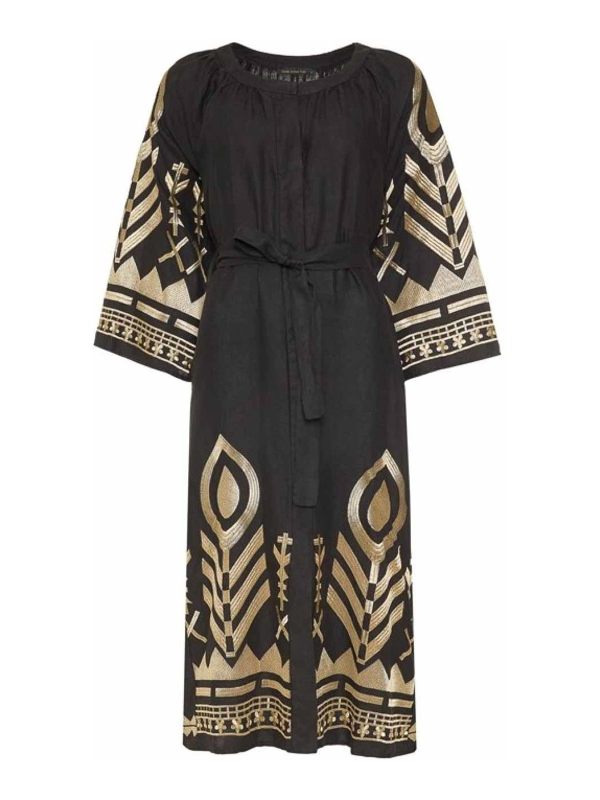 Kori Robe Au Genou - Noir