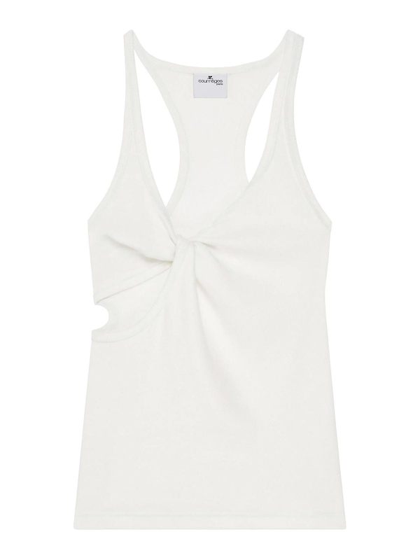 Courreges Top - Blanc