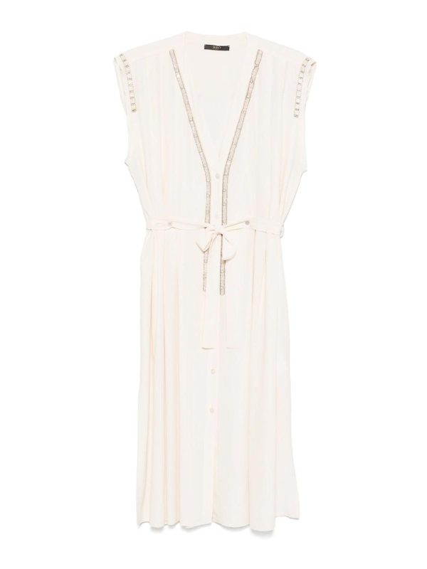 Seventy Robe Au Genou - Crème