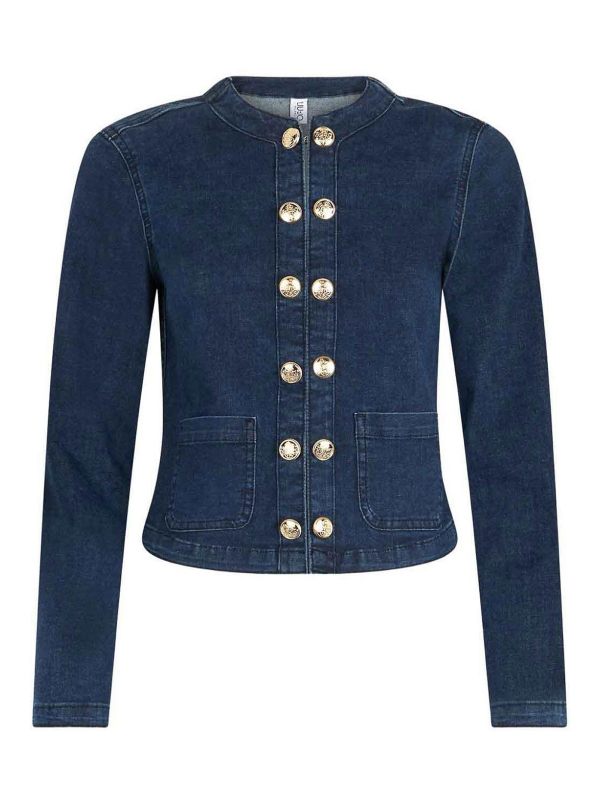 Liu Jo Pull Col Rond - Bleu