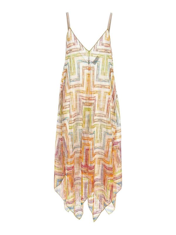 Missoni Robe Au Genou - Multicolore