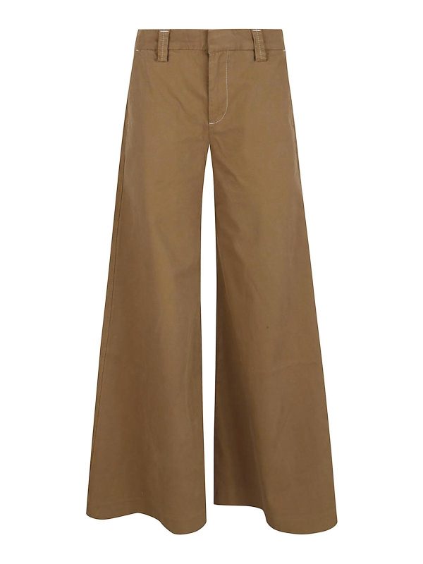 7 For All Mankind Pantalons Décontractés - Beige