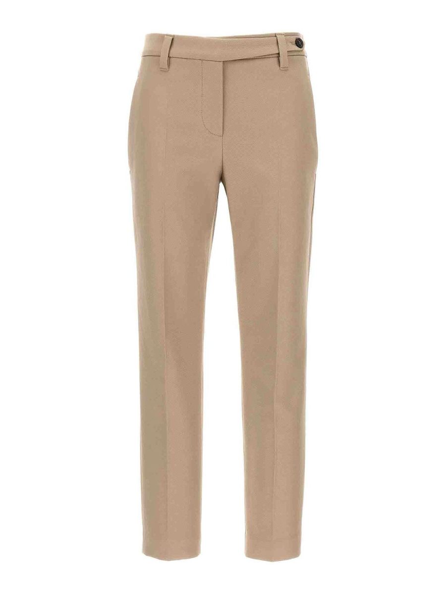 Brunello Cucinelli Pantalons Décontractés - Beige