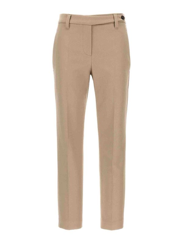 Brunello Cucinelli Pantalons Décontractés - Beige
