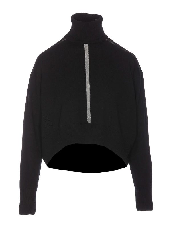 Patrizia Pepe Pull Col Rond - Noir