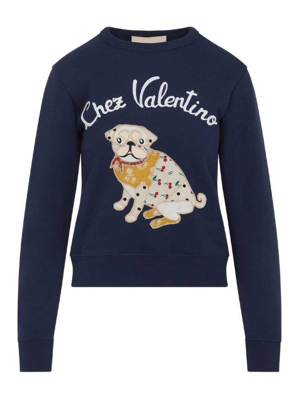 Valentino Sweat-Shirts - Bleu