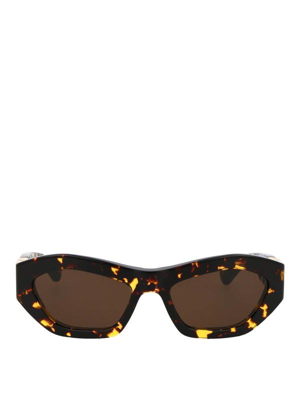 Bottega Veneta Lunettes De Soleil - Marron