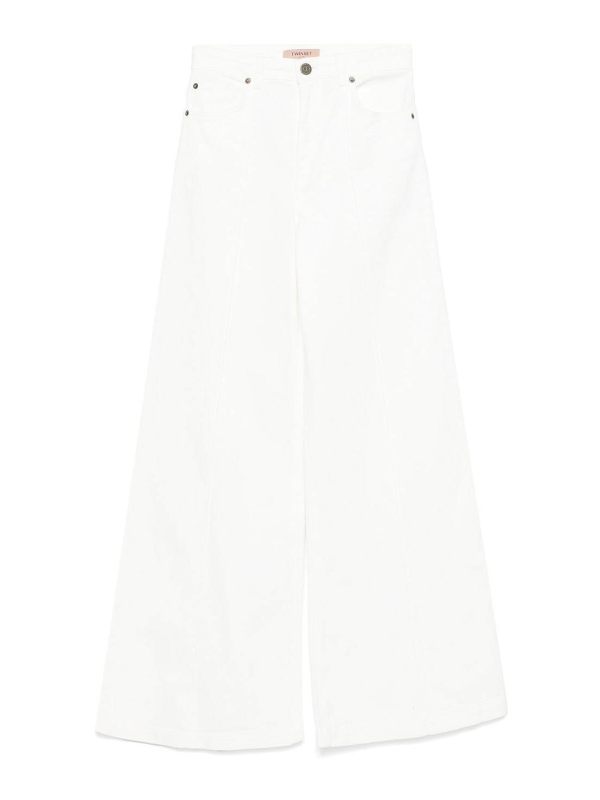 Twinset Jean Bootcut - Crème