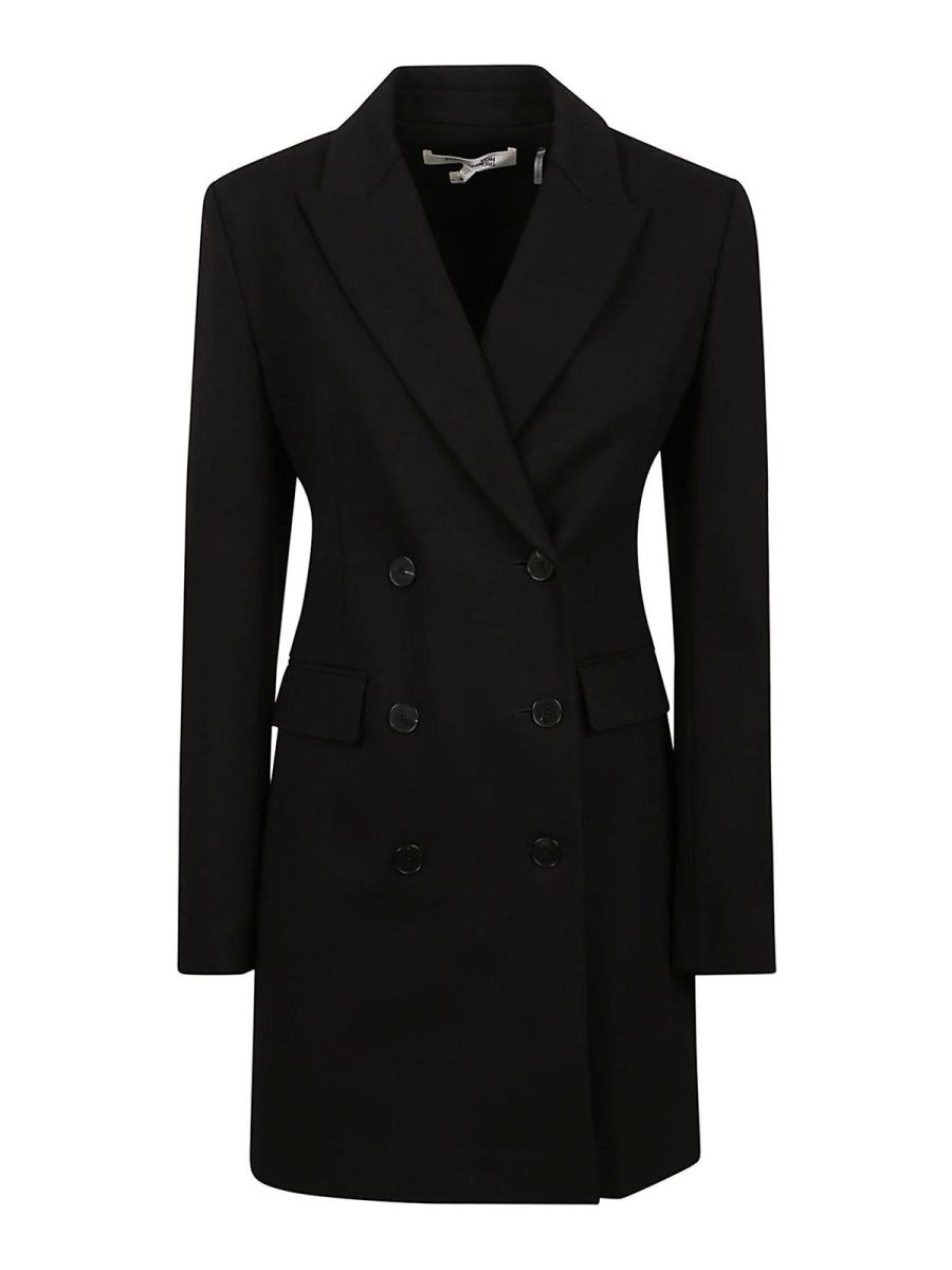 Diane Von Furstenberg Robe Au Genou - Noir