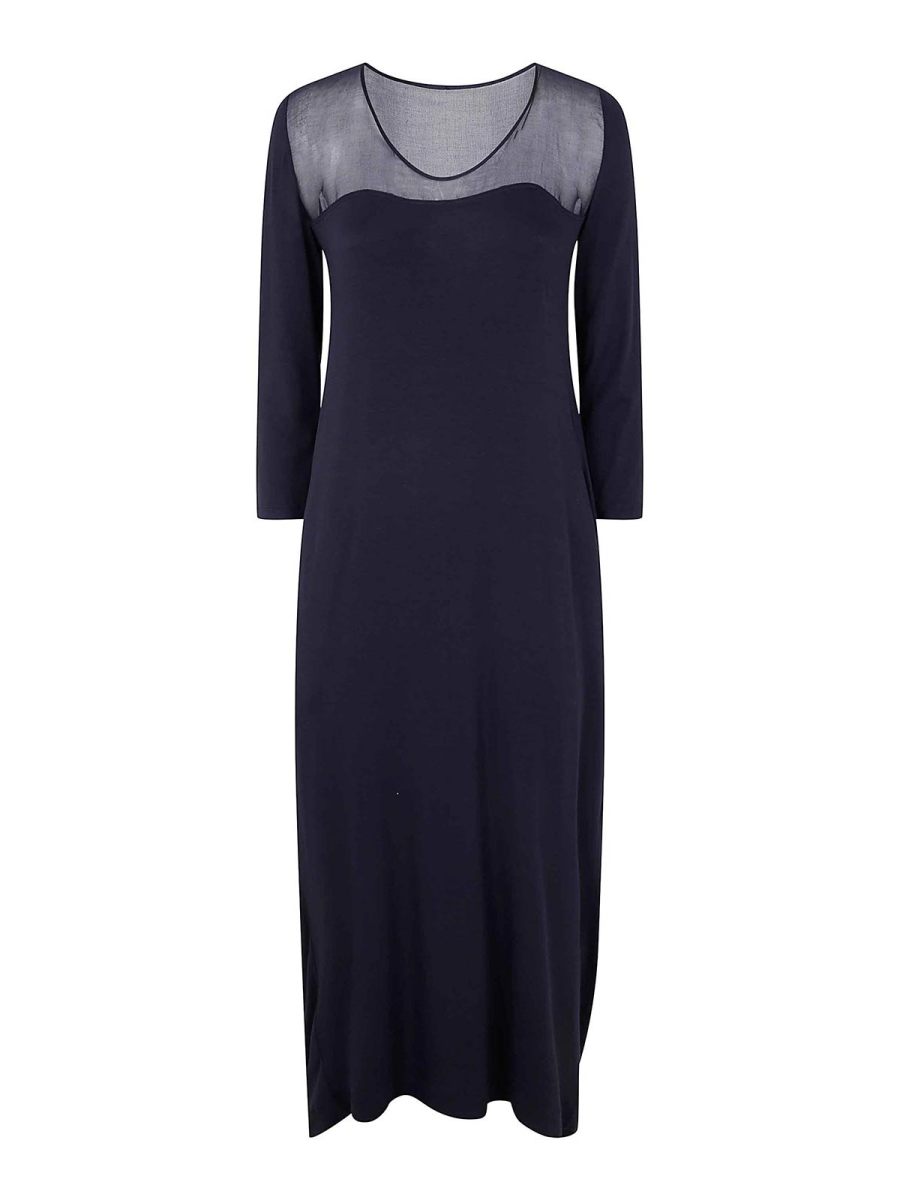 Gentryportofino Robe Au Genou - Bleu