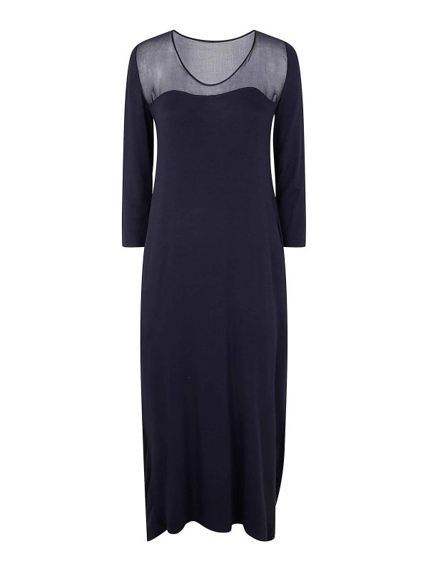 Gentryportofino Robe Au Genou - Bleu