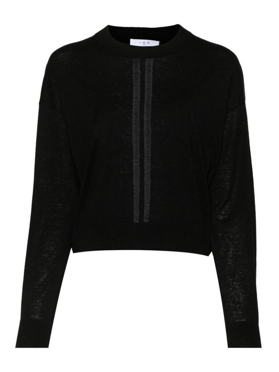 Iro Pull Col Rond - Noir