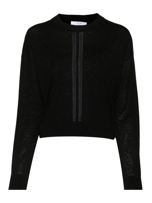 Iro Pull Col Rond - Noir