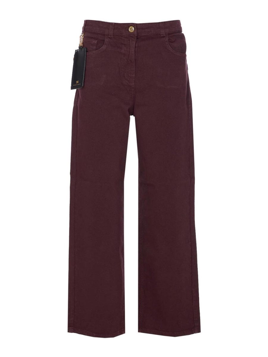 Elisabetta Franchi Jean Bootcut - Bleu