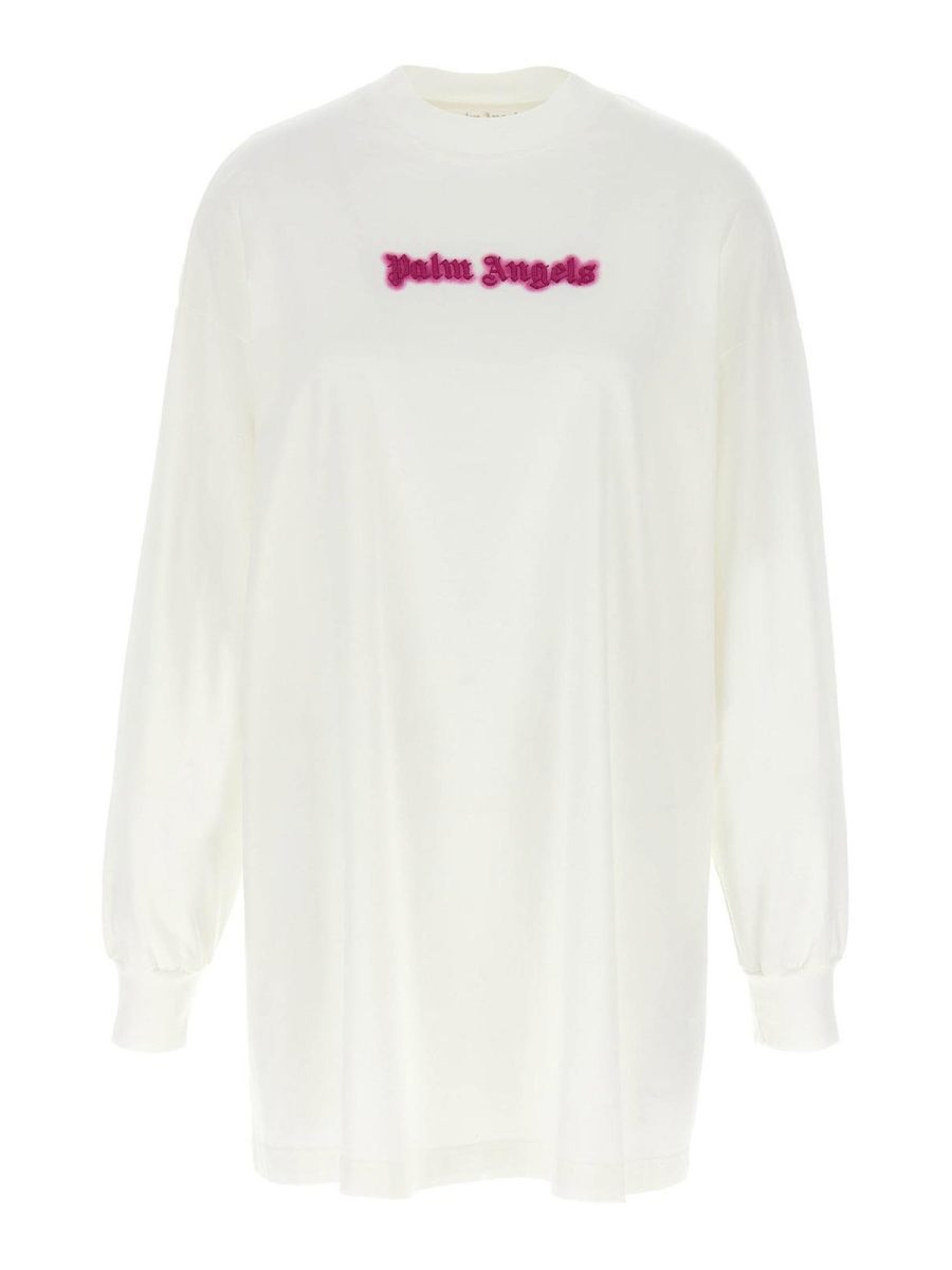 Palm Angels Robe Courte - Blanc