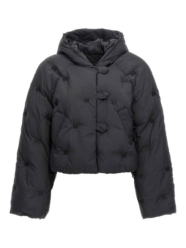 Ganni Blouson Rembourré - Noir