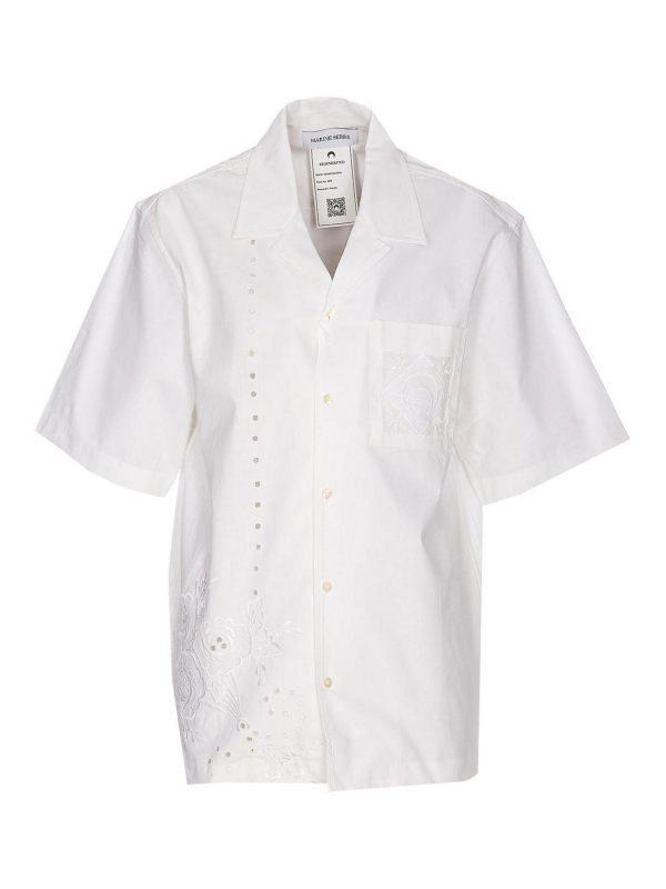 Marine Serre Chemise - Blanc