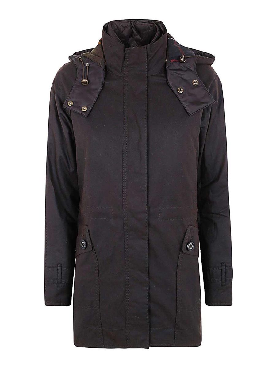 Barbour Manteau Court - Marron