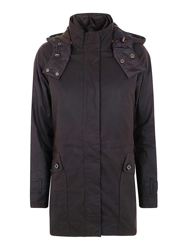 Barbour Manteau Court - Marron