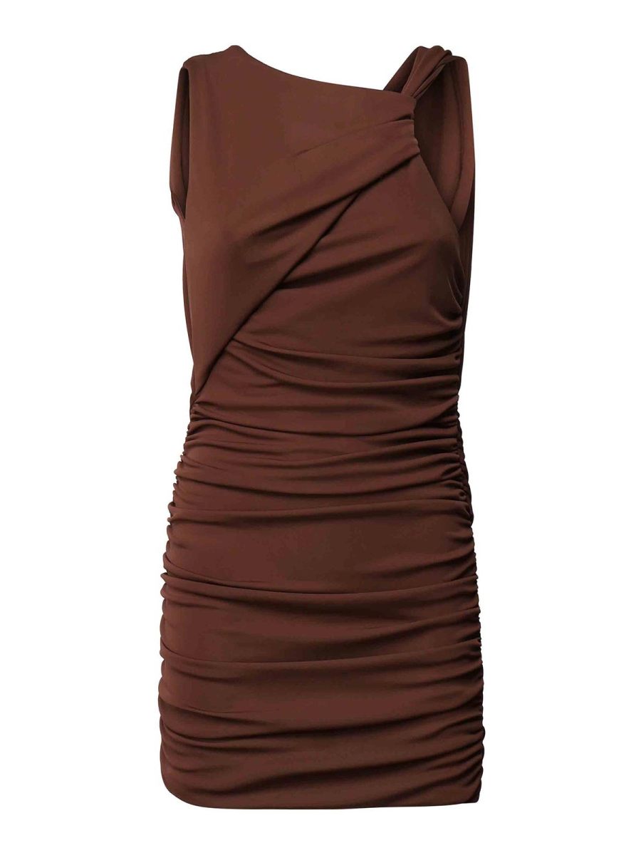 The Andamane Robe Au Genou - Marron