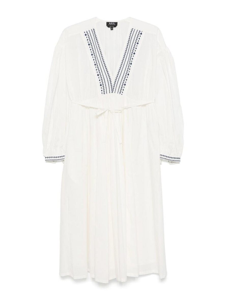A. P.C. Robe Au Genou - Blanc