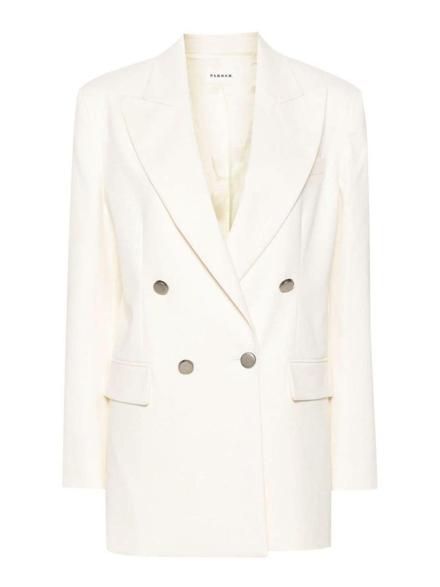 P. A.R. O.S. H. Veste Casual - Blanc