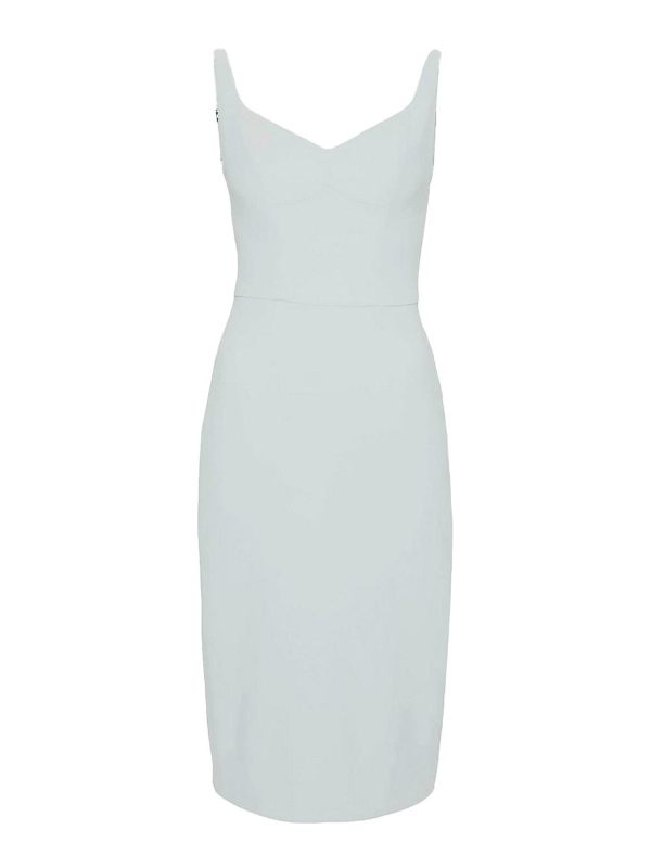 Elisabetta Franchi Robe Au Genou - Vert