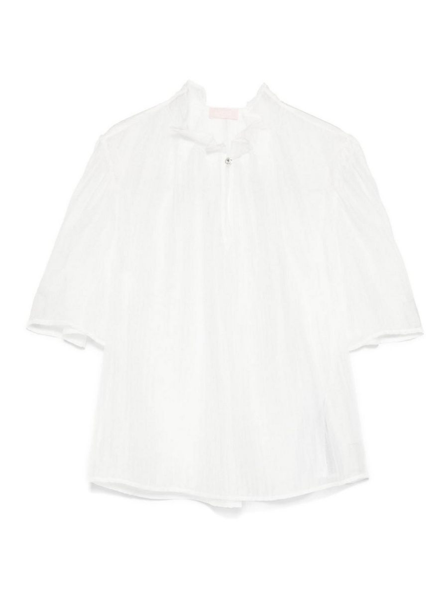 Liu Jo Robe Au Genou - Blanc