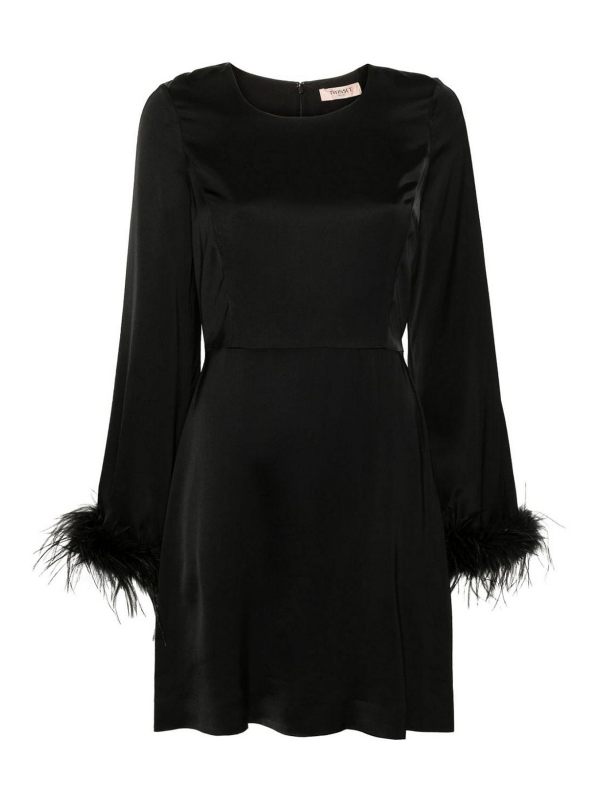Twinset Robe Au Genou - Noir