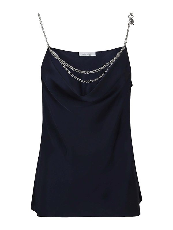 Rabanne Top - Bleu Foncé
