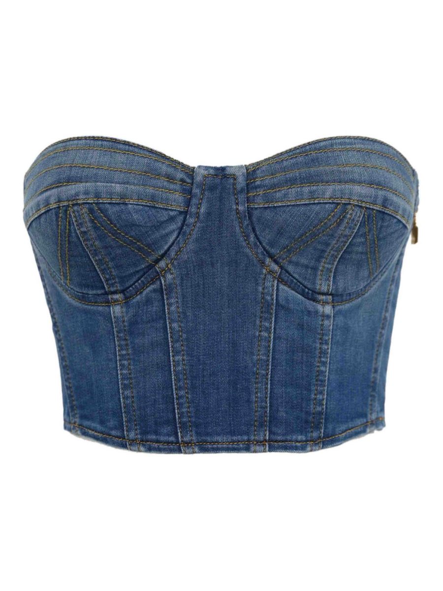 Elisabetta Franchi Top - Délavé