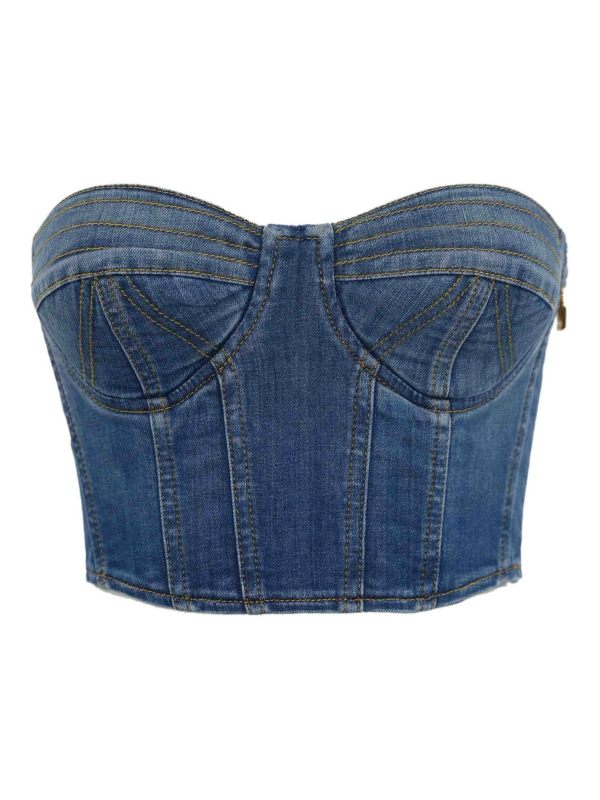 Elisabetta Franchi Top - Délavé