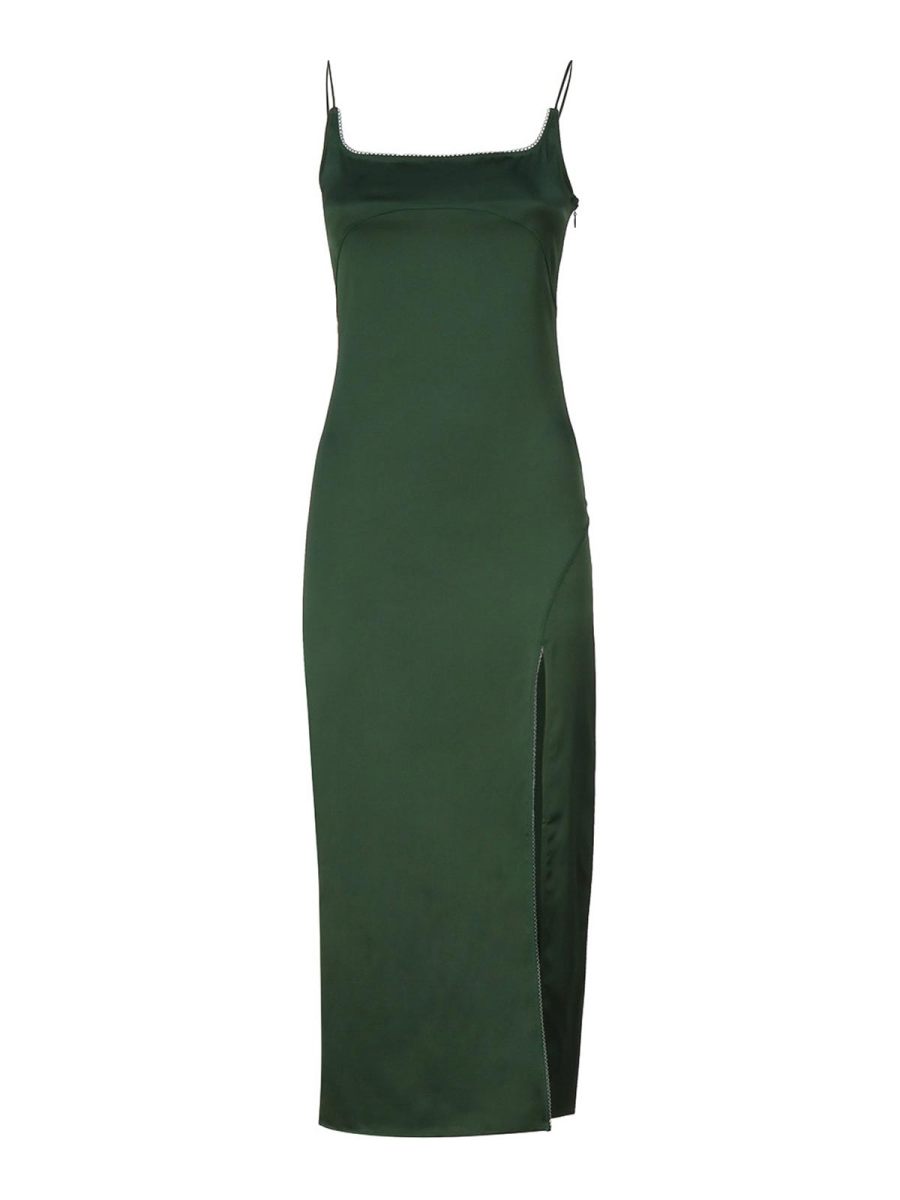 Jacquemus Robe Au Genou - Vert
