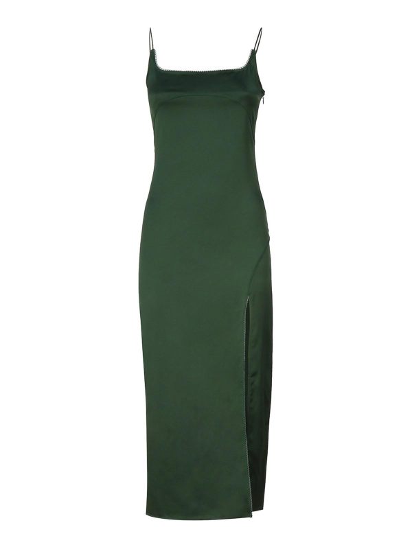 Jacquemus Robe Au Genou - Vert