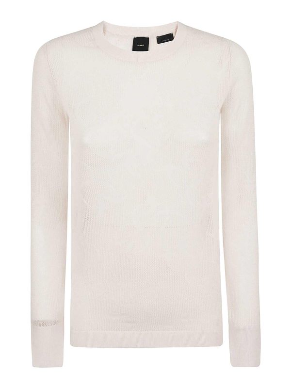 Pinko Pull Col Bateau - Beige