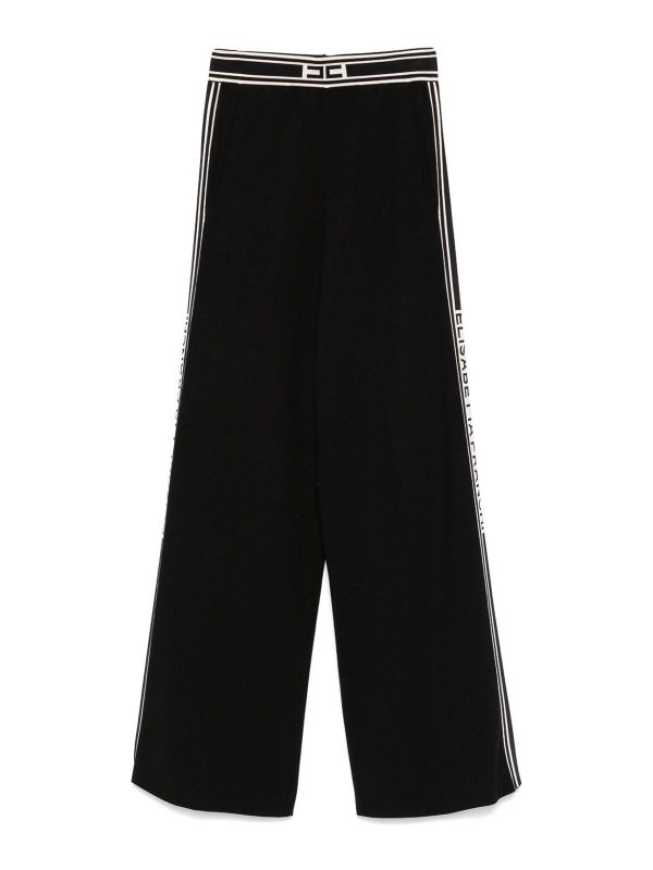 Elisabetta Franchi Pantalons Décontractés - Noir