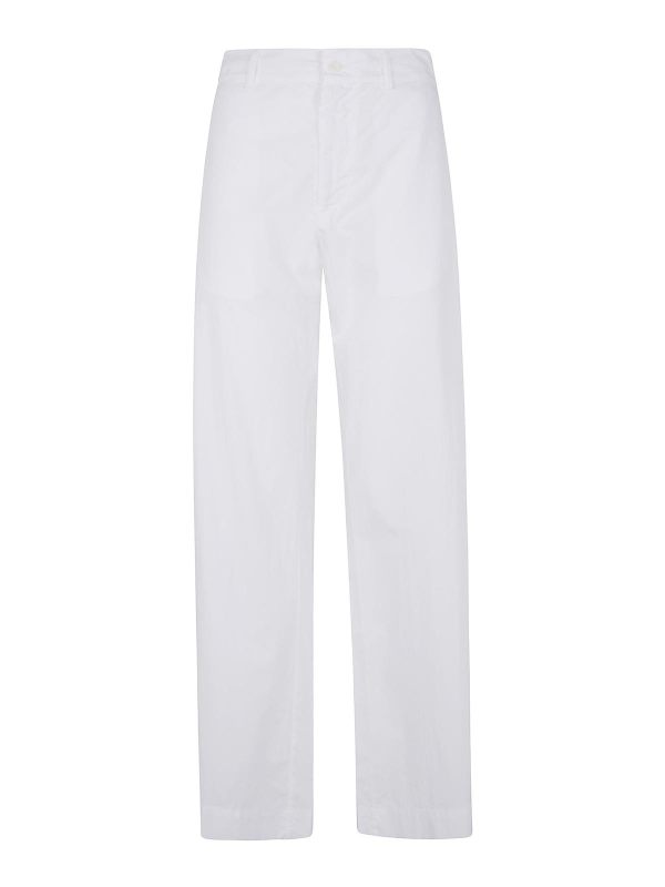 Labo. Art Pantalons Décontractés - Blanc