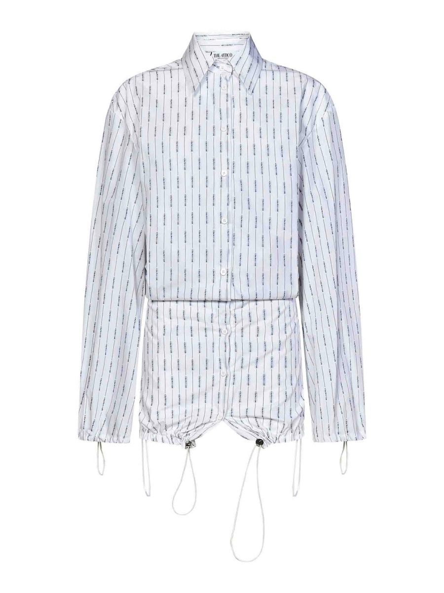 The Attico Robe Courte - Blanc