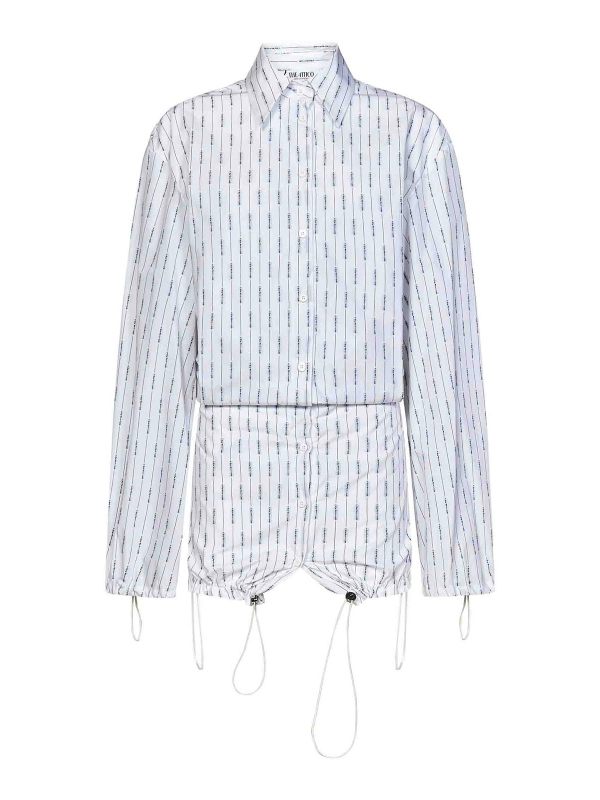 The Attico Robe Courte - Blanc