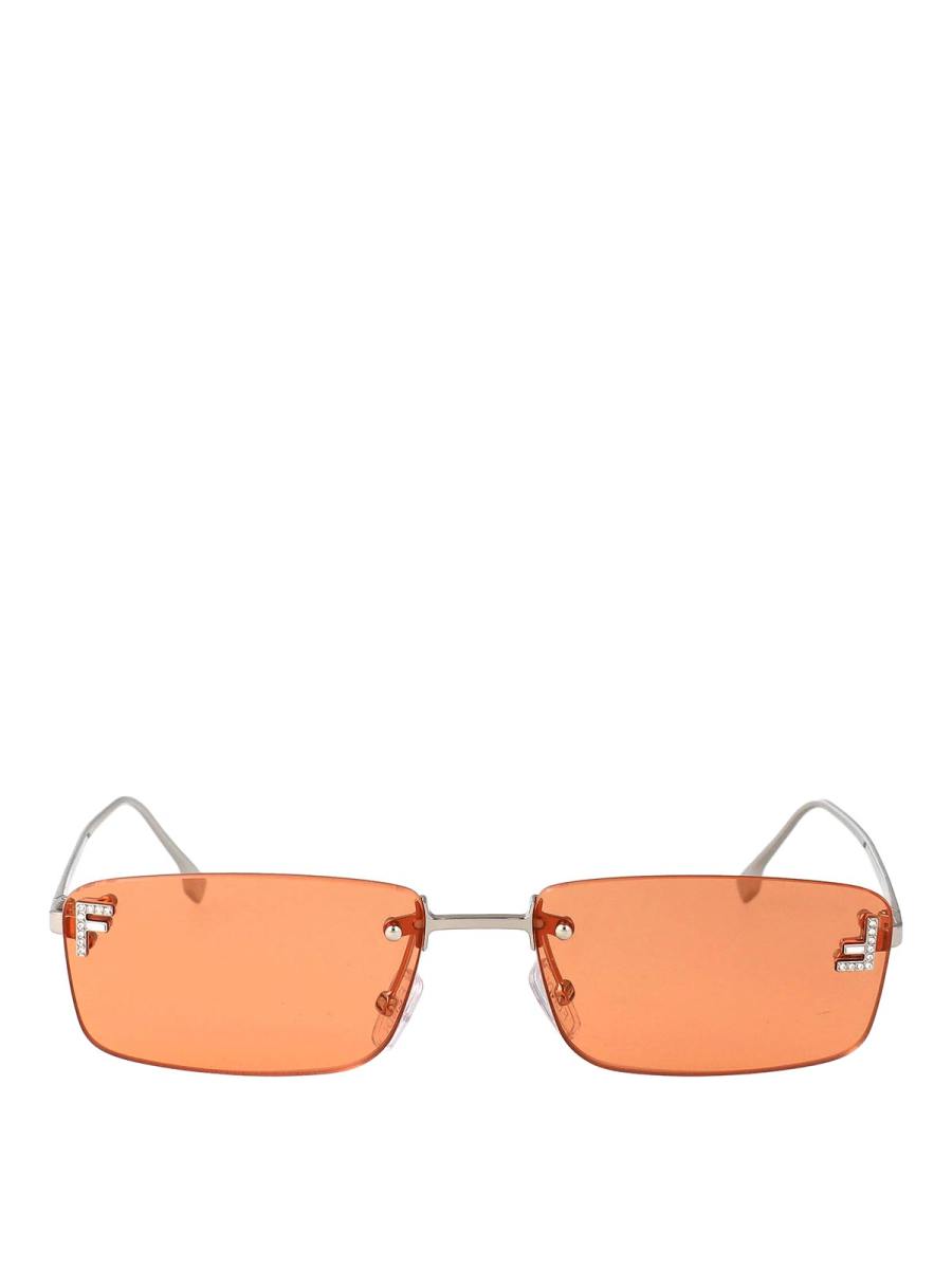 Fendi Lunettes De Soleil - Orange