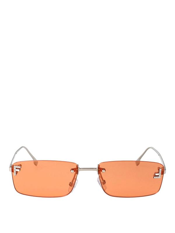 Fendi Lunettes De Soleil - Orange