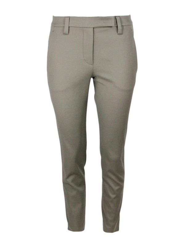 Brunello Cucinelli Pantalons Décontractés - Vert