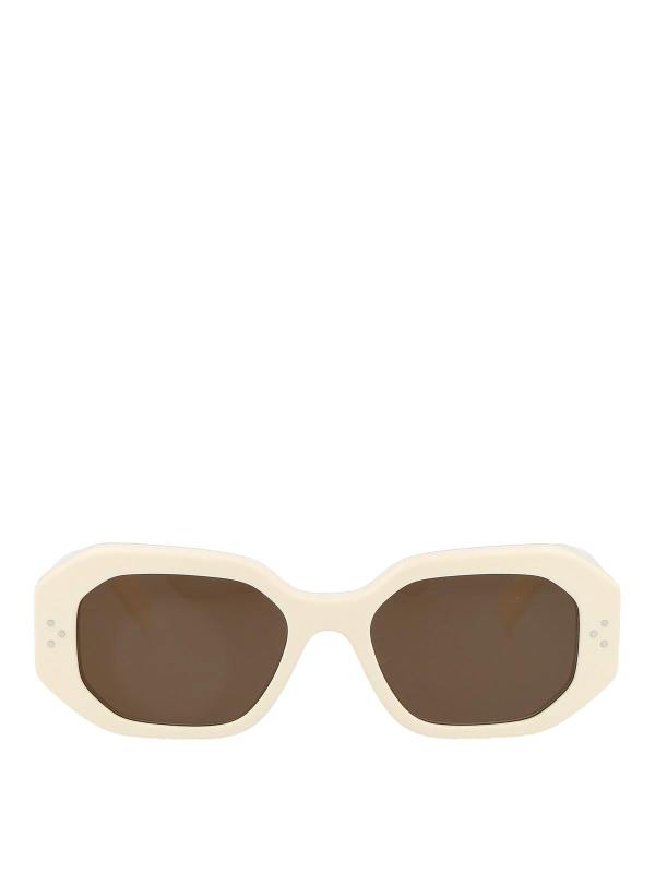 Céline Lunettes De Soleil - Blanc