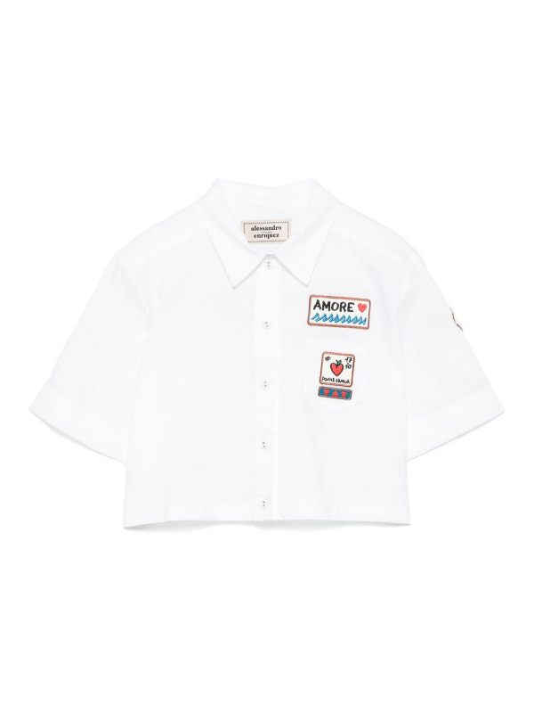 Alessandro Enriquez Chemise - Blanc