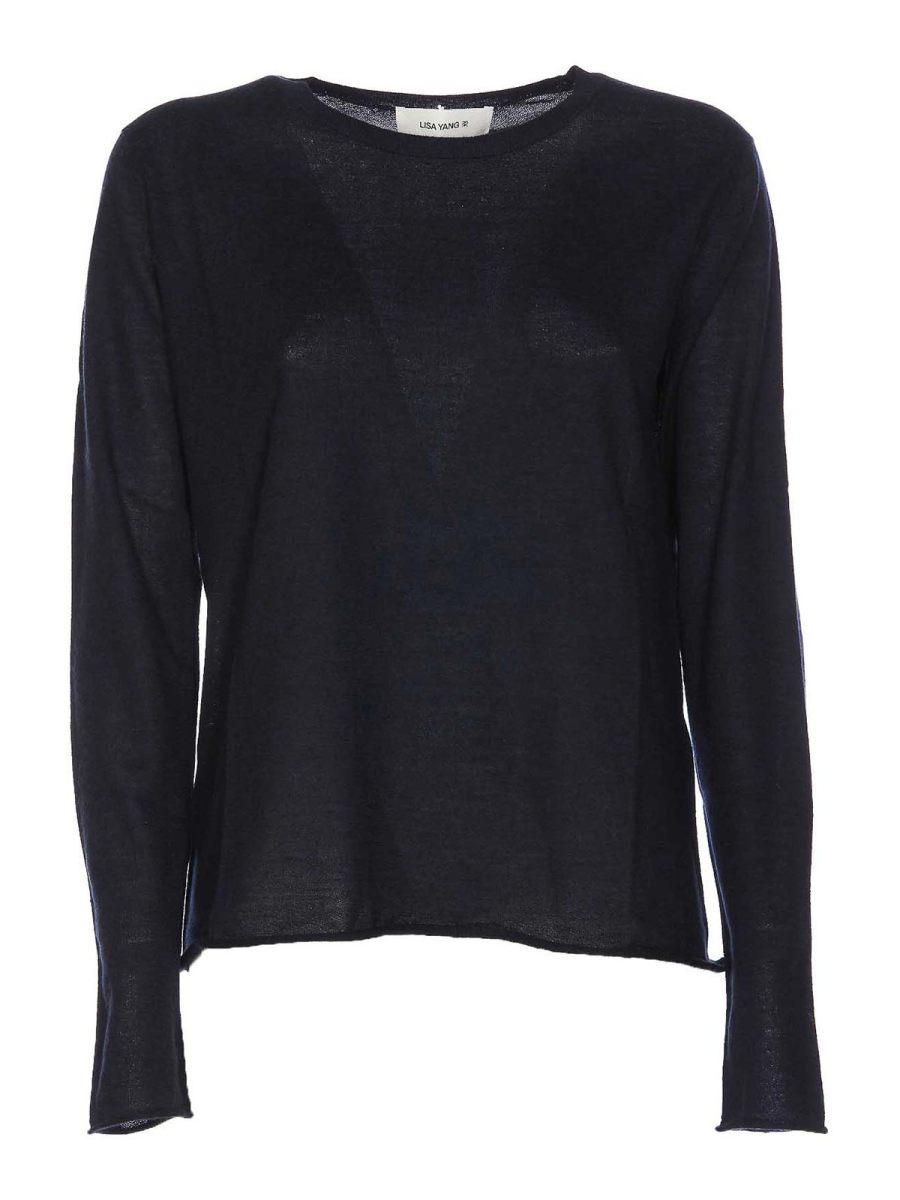 Lisa Yang Pull Col Rond - Bleu