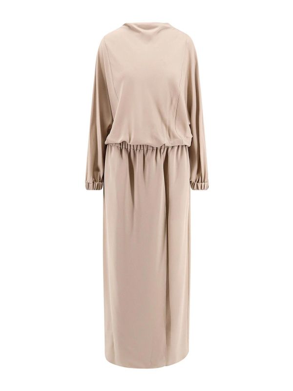 Giorgio Armani Robe Au Genou - Beige